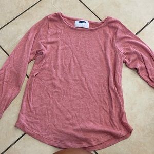 Kids salmon pink sweat shirt perfect for fall